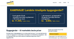 Desktop Screenshot of byggegjerder.com